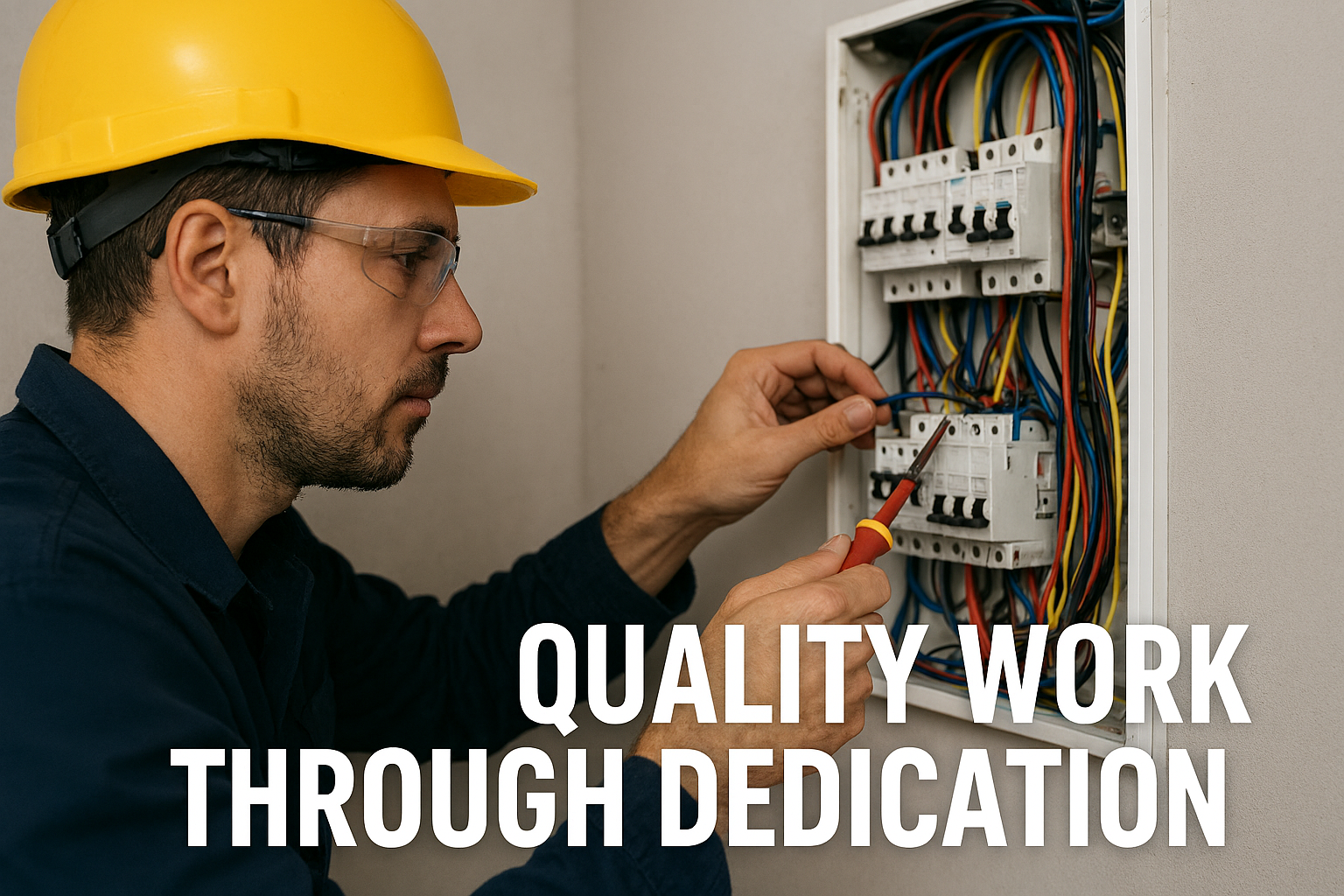 an electrician wirin